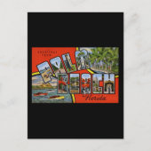 Carte Postale Salutations de Palm Beach Floride (Devant)