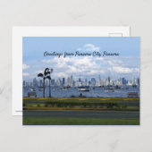 Carte Postale Salutations de Panama City, Panama (personnalisabl (Devant / Derrière)