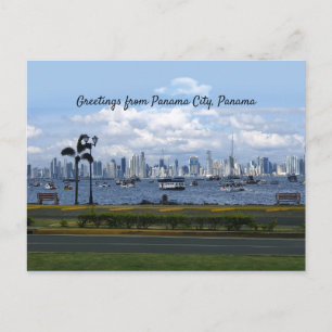 Carte Postale Salutations de Panama City, Panama (personnalisabl