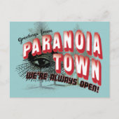 Carte Postale Salutations de Paranoia Town (Devant)
