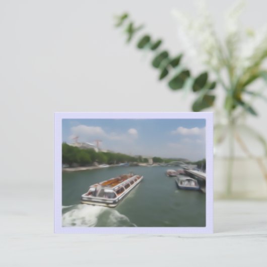 Carte Postale Salutations De Paris (Seine-River) (Debout devant)