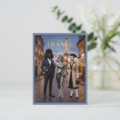 Carte Postale Salutations de Paris Travel (Debout devant)