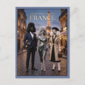 Carte Postale Salutations de Paris Travel (Devant)