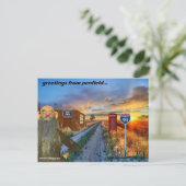 Carte Postale salutations de penfield, new york (Debout devant)