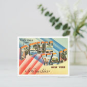 Carte Postale Salutations de Penn Yan, New York, Finger Lakes (Debout devant)