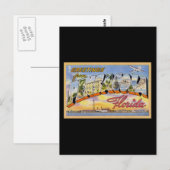 Carte Postale Salutations de Pensacola Florida (Devant / Derrière)