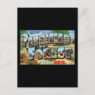 Carte Postale Salutations de Petrified Forest Arizona