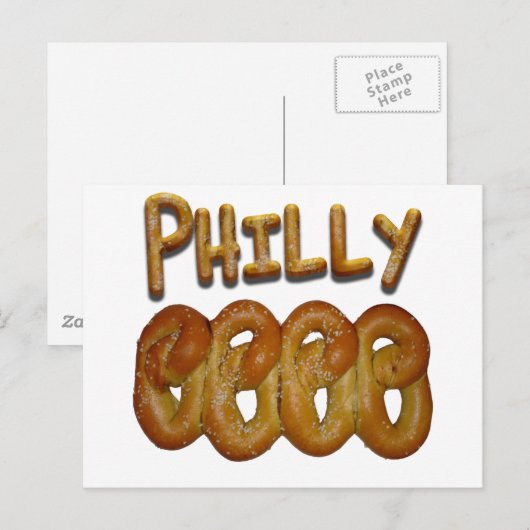 Carte Postale Salutations de Philly (Devant / Derrière)