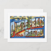 Carte Postale Salutations de Pikes Peak, CO ! (Devant / Derrière)