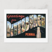 Carte Postale Salutations de Pittsburgh (Devant)