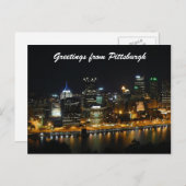 Carte Postale Salutations de Pittsburgh (Devant / Derrière)