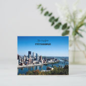 Carte Postale Salutations de Pittsburgh (Debout devant)