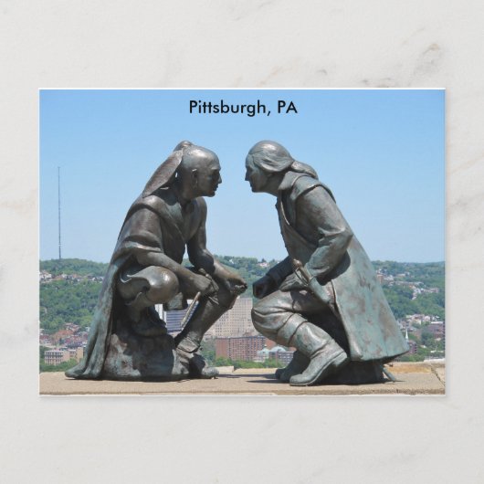 Carte Postale Salutations de Pittsburgh, PA (Devant)