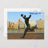 Carte Postale Salutations de Pittsburgh, PA (Devant / Derrière)