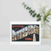 Carte Postale Salutations de Pittsburgh, Penna (Debout devant)