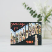 Carte Postale Salutations De Pittsburgh, Pennsylvanie (Debout devant)