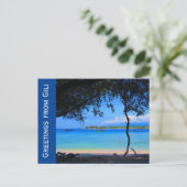 Carte Postale salutations de plage gili (Debout devant)