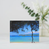 Carte Postale salutations de plage gili (Debout devant)