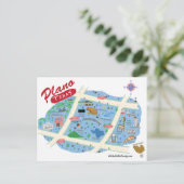Carte Postale Salutations de Plano Texas Postcard (Debout devant)