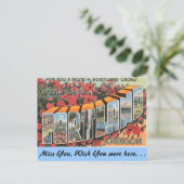 Carte Postale Salutations de Portland (Debout devant)