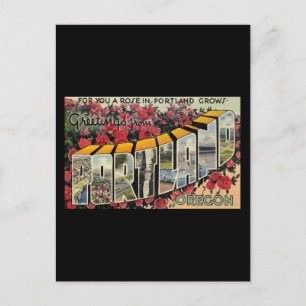Carte Postale Salutations de Portland Oregon