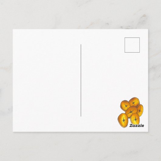 Carte Postale Salutations de Porto Rico Fried Plantains Bananas (Dos)