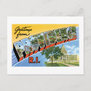 Carte Postale Salutations de Providence, Rhode Island !