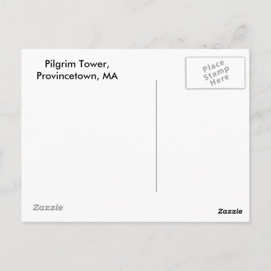 Carte Postale Salutations de Provincetown 2 (Dos)