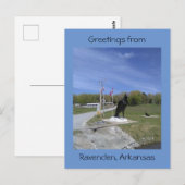 Carte Postale Salutations De Ravenden, Arkansas (Devant / Derrière)