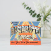 Carte Postale Salutations de Rehoboth Beach (Debout devant)