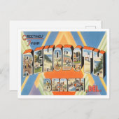 Carte Postale Salutations de Rehoboth Beach, Delaware Travel (Devant / Derrière)