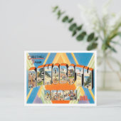 Carte Postale Salutations de Rehoboth Beach, Delaware Travel (Debout devant)