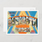 Carte Postale Salutations de Rehoboth Beach, Delaware Travel (Devant / Derrière)