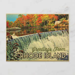Carte Postale Salutations de Rhode Island