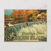 Carte Postale Salutations de Rhode Island (Devant)