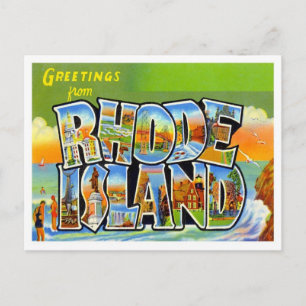 Carte Postale Salutations De Rhode Island