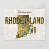 Carte Postale Salutations de Rhode Island (Devant)