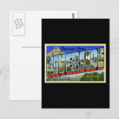 Carte Postale Salutations de Riverside California (Devant / Derrière)