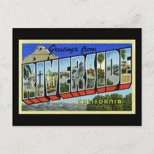 Carte Postale Salutations de Riverside California