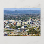 Carte Postale Salutations de Roanoke (Devant)