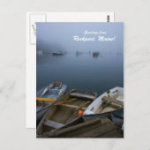 Carte Postale Salutations de Rockport, Maine ! (Devant / Derrière)