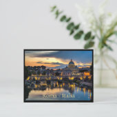 Carte Postale Salutations de Roma Italia, Texte personnalisé (Debout devant)