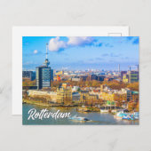 Carte Postale Salutations De Rotterdam, Pays-Bas (Devant / Derrière)