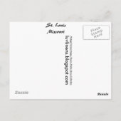 Carte Postale Salutations de Saint-Louis (Dos)