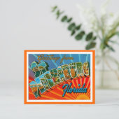 Carte Postale Salutations De Saint-Pétersbourg Floride (Debout devant)