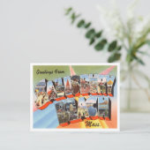 Carte Postale Salutations de Salisbury Beach, Massachusetts (Debout devant)