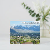 Carte Postale Salutations de Salt Lake City (Debout devant)