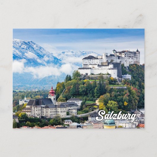 Carte Postale Salutations De Salzbourg, Autriche (Devant)