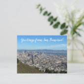 Carte Postale Salutations de San Francisco ! (Debout devant)