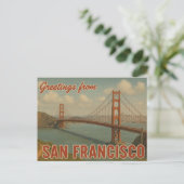 Carte Postale Salutations De San Francisco (Debout devant)